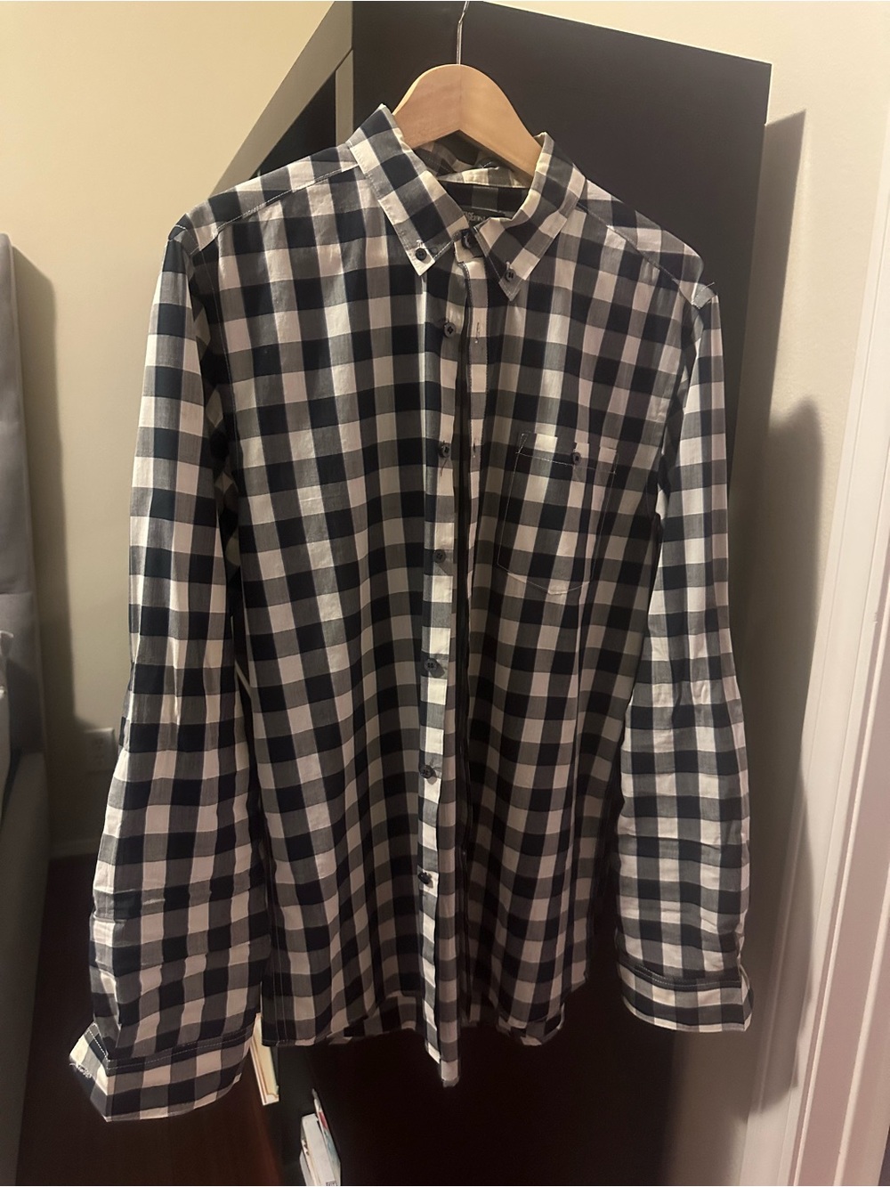 Heritage Black and White Gingham Button-Down Shirt